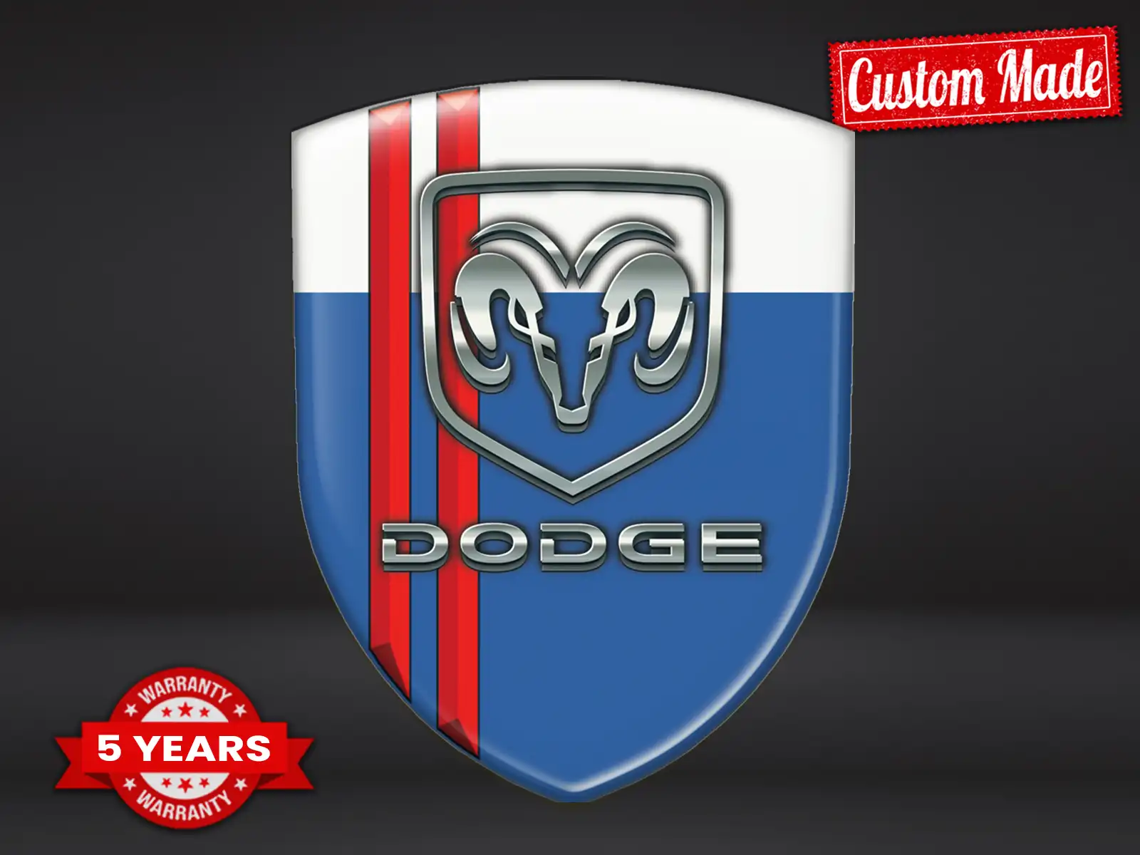 Dodge Auto Abzeichen Langlebig Max Sportlich Stilvoll